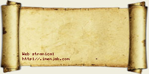 Miljana Dedinac vizit kartica